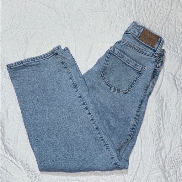 Abercrombie Kids Blue Straight Leg Jeans - Picture 4 of 4